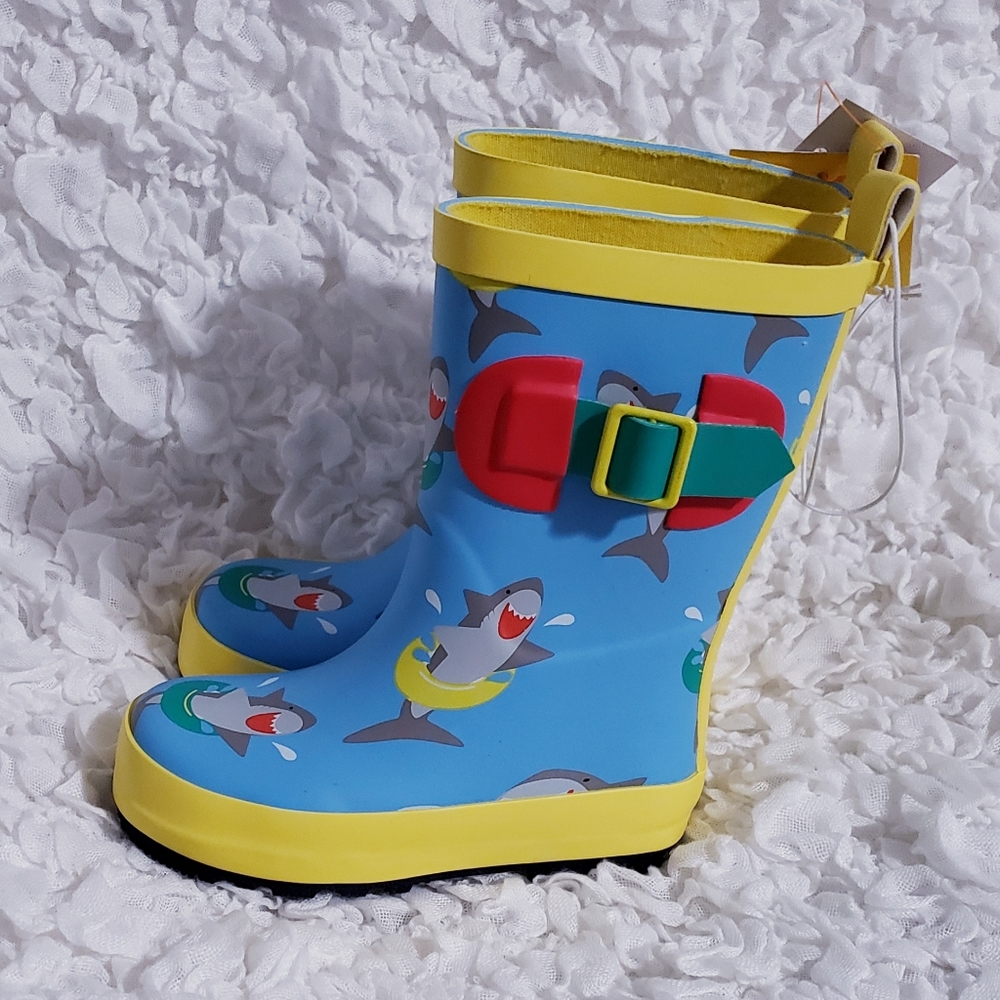 🆕️ Baby Boy Rain Boots Size S 5/6 - Picture 3 of 6